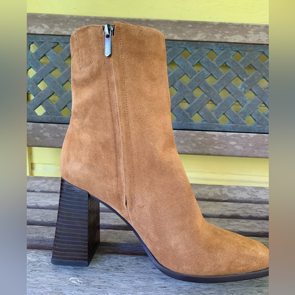 Sam Edelman Ivette Suede Boots Chestnut Brown Size 9M NWOT - Picture 6 of 13